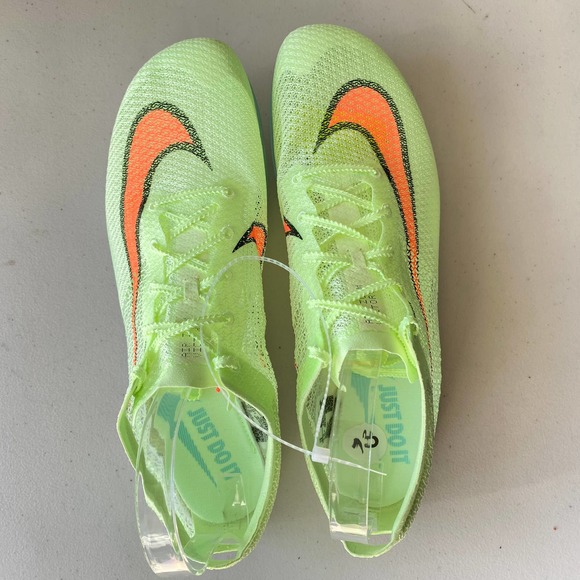 NEW Nike Air Zoom Victory Track & Field Distance Spikes Sneaker Yellow Orange 13 - Picture 2 of 13